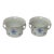 Pair of Large Herend Hungary Waldstein Blue #7239 Porcelain Cachepots 1948-1980s For Sale