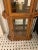 Brown Petite Curved Glass Curio Pulaski French Empire Style For Sale - Image 8 of 12
