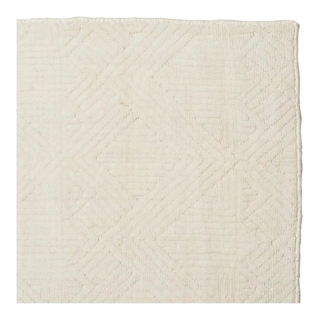 Schumacher 8' Ravenna Rug In Eggshell For Sale