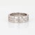Pre-owned Cartier Tank Francaise diamond band crafted in 18k white gold (circa 1990s). Diamonds total an estimated 0.25...