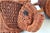 Late 20th Century Vintage Wicker Elephant Cup Holders W/ Ceramic Inserts - Set of 3 For Sale - Image 10 of 12