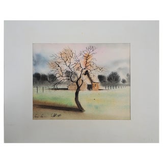 Jean Luc Le Gall, Autumn, 1985, Watercolour For Sale