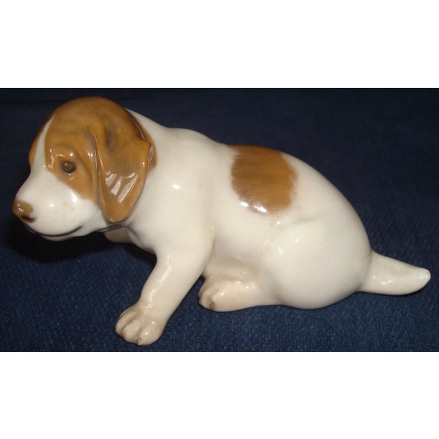Royal Copenhagan Vintage MCM Royal Copenhagen Pointer Puppy Dog Figurine For Sale - Image 4 of 5