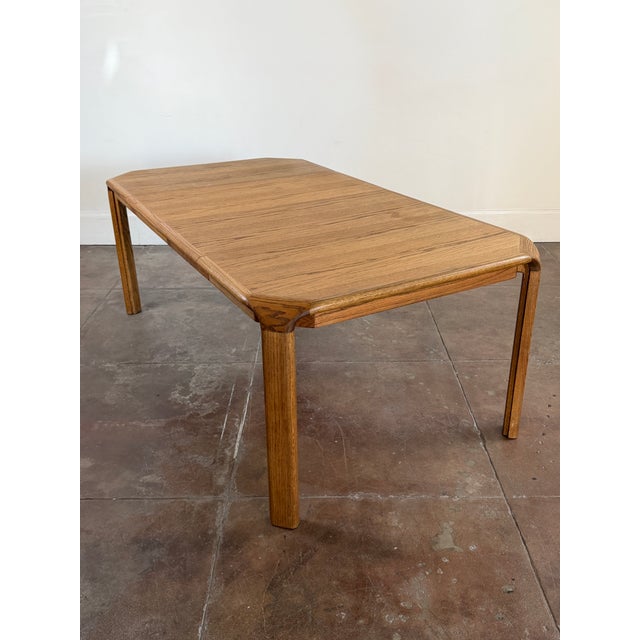 Vintage 1970's Oak Dining Table For Sale - Image 14 of 18