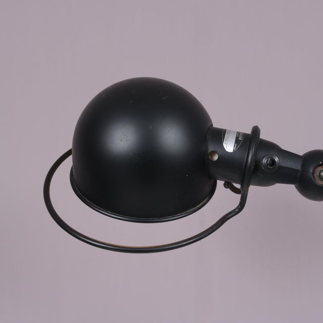 Mid-Century Modern Vintage French Table Clamp Lamp in Black Metal, 1950s For Sale - Image 3 of 17