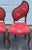 Art Deco Pair of French Louis XV Style Balloon Back Chairs, Dragonfly Upholstery, Walnut Finish a Pair For Sale - Image 3 of 12