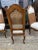 Mid 20th Century Set of 6 Vintage Walnut Cane Back Dining Chairs For Sale In Washington DC - Image 6 of 9