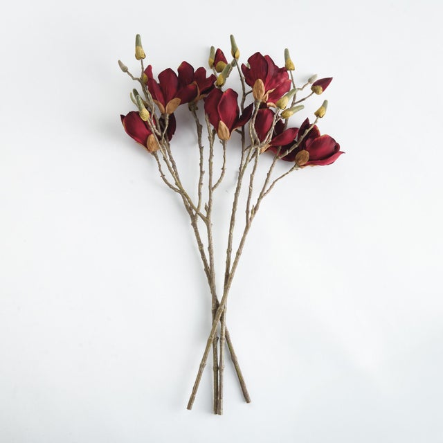Very wellsuited for the holiday season, but a gorgeous pop of color year round, these signature rich crimson toned...