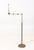 Modern Modern Brass Swing-Arm Floor Lamp For Sale - Image 3 of 7
