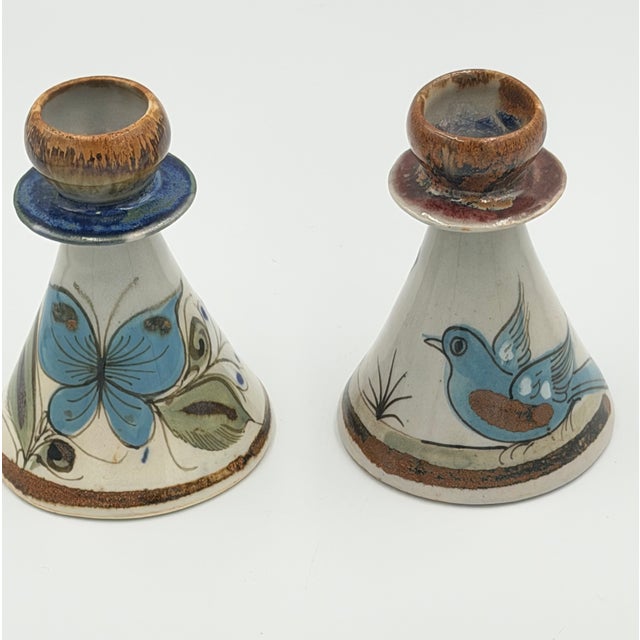 Discover the exquisite charm of this vintage Ken Edwards El Palomar Tonala pottery candle holders. The iconic hand-painted...