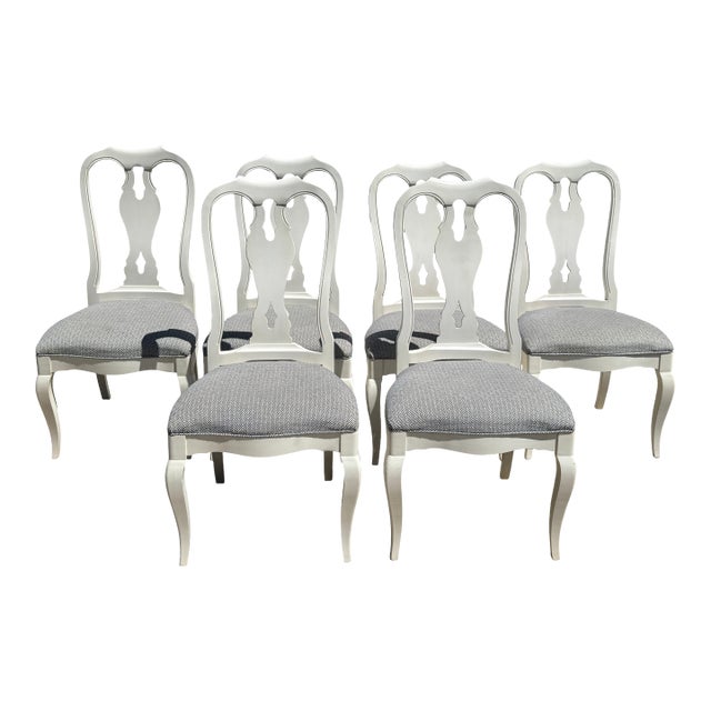 Set of 6 Miller Farmhouse Dining Tables From Ethan Allen For Sale