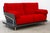Gray 2-Seater Sofa in Velvet, Leather and Steel For Sale - Image 8 of 9