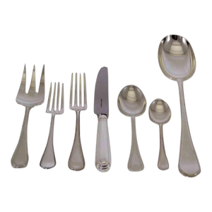 Vintage /New Sheffield Finest Bead Pattern Flatware Set for 10- 52 Pieces