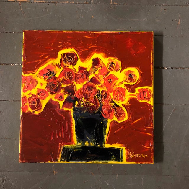 Original Contemporary Alexandra Brown Abstract Pop Art Still Life Oil Painting Signed For Sale In Philadelphia - Image 6 of 6