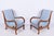 This pair of armchairs is a truly magnificent and refined showcase of high-end bourgeois furniture from the early...