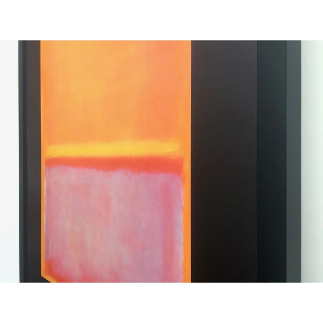 Mark Rothko Vintage 1987 Abstract Expressionist Lithograph Print Framed Tate Gallery Exhibition Poster " Untitled " 1949 For Sale - Image 9 of 13