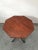 Mid-Century Hexagonal Rosewood Dining Table with Black Iron Structure For Sale - Image 4 of 10