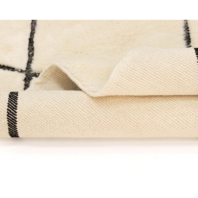 Contemporary Hand-Knotted Wool Rug by Azele Studio For Sale - Image 3 of 8