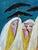 Paper 1970s Mohamed Hamri Moroccan Modernist Painting, Five Veiled Women, Signed For Sale - Image 7 of 18