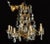 Chandelier in Brass with Eight Candleholders For Sale - Image 5 of 5