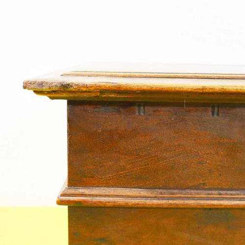 2000 - 2009 Wood Chest with Carved Decorations For Sale - Image 5 of 14