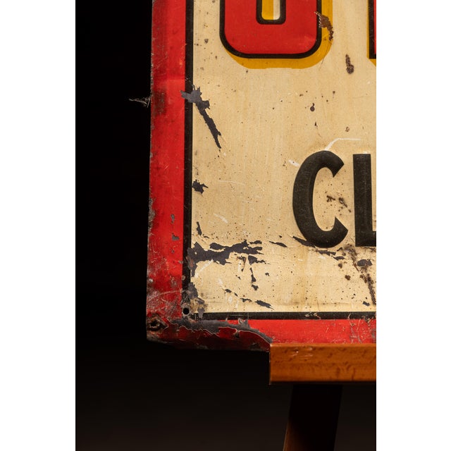 Early 20th Century Vintage "Tampa Straights" Tin Litho Cigar Advertising Sign For Sale - Image 5 of 10