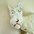 'Naughty Scottie' Vintage White Scottish Terrier Cast Iron Doorstop For Sale In Philadelphia - Image 6 of 10