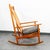 Mid-Century Modern Mid Century Danish Modern Rocking Chair Teak Rocker Hans Olsen MCM Vintage Grey For Sale - Image 3 of 10
