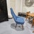 Mid-Century Modern Newly Upholstered Adrian Pears All High Back Chair For Sale - Image 3 of 4