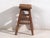Small Antique Stool in Elm, 1900s For Sale - Image 5 of 7