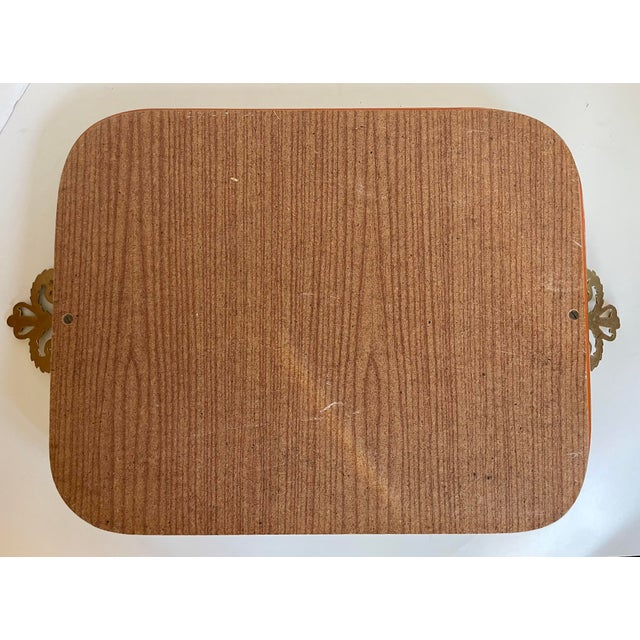 Vintage Murano Italy Venetian Glass Rope Romantic Mirror Serving Vanity Tray For Sale - Image 11 of 12