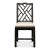 Pair of Regency Faux Bamboo Side Chairs - Black Finish For Sale In Raleigh - Image 6 of 12