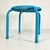Mid-Century Boho Chic Atomic Pierced Metal Outdoor Patio Low Stool. For Sale - Image 10 of 12