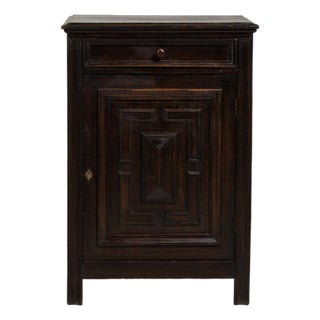 Mid 20th Century France Louis XIII Black Wood Storage Cabinets & Cupboards For Sale