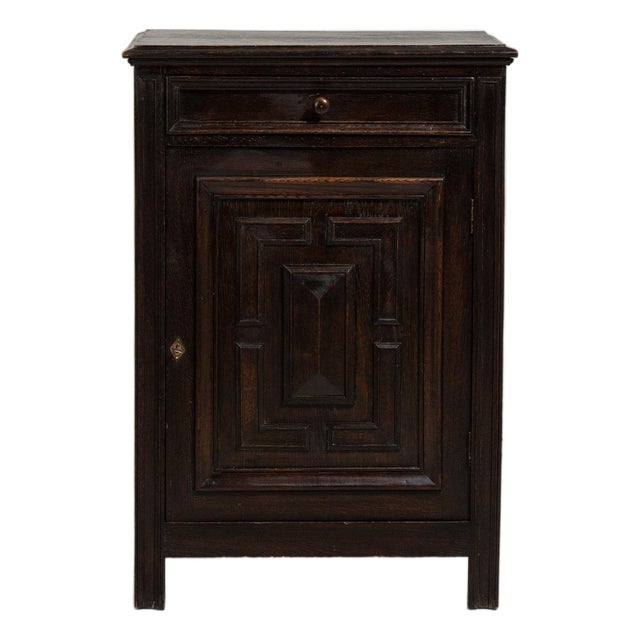 Mid 20th Century France Louis XIII Black Wood Storage Cabinets & Cupboards For Sale