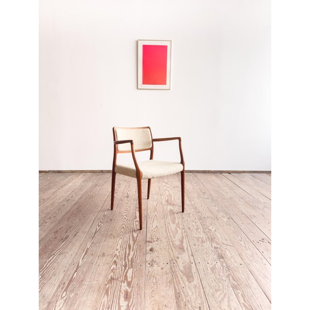 Mid-Century Model 65 Armchair by Niels Otto (N. O.) Møller for J. L. Mollers, 1968 For Sale - Image 16 of 17