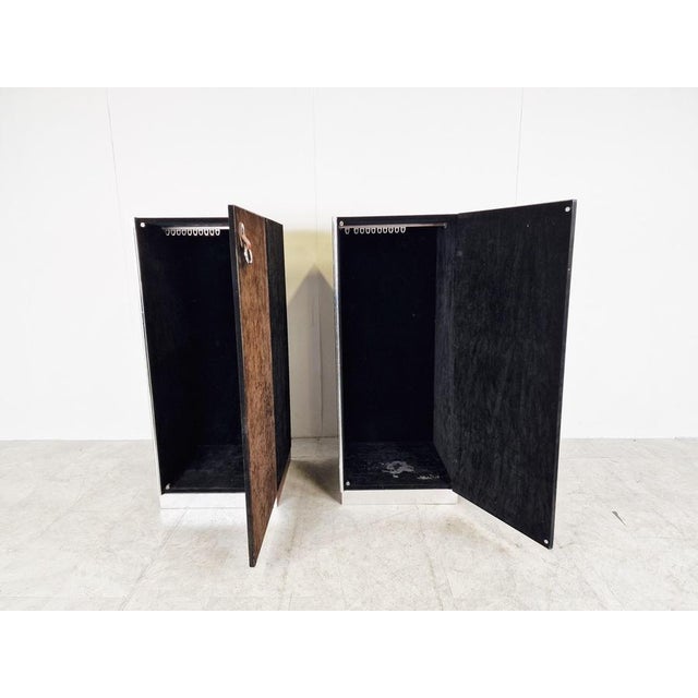 Vintage Cabinets by Guido Faleschini for Hermes, 1970s, Set of 2 For Sale - Image 9 of 12