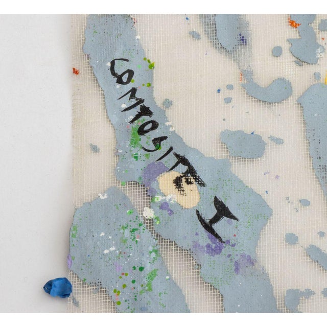 Textile Elfi Schuselka "Composite I" Mixed Media, 1981 For Sale - Image 7 of 8