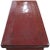 Wood Small Red Antique Stairway Table For Sale - Image 7 of 8