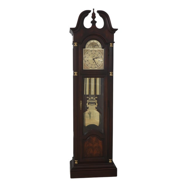 Howard Miller Mahogany Grandfather Clock For Sale