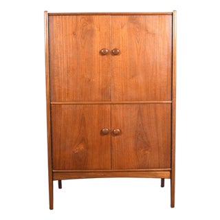 Mid 20th Century Tall Teak Cupboard / Bar by A. Younger Ltd. For Sale