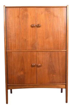 Mid 20th Century Tall Teak Cupboard / Bar by A. Younger Ltd.