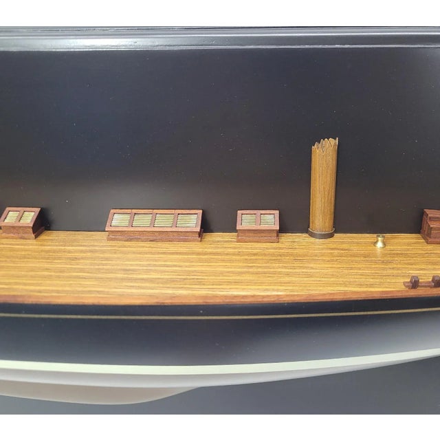 Half Model of the King’s Yacht Britannia For Sale - Image 12 of 12