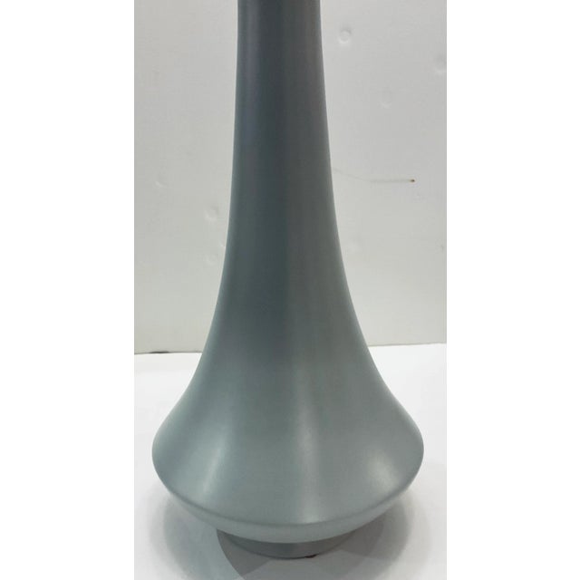 Global Views Global Views Modern Gray Ceramic Kyoto Vases Pair For Sale - Image 4 of 5