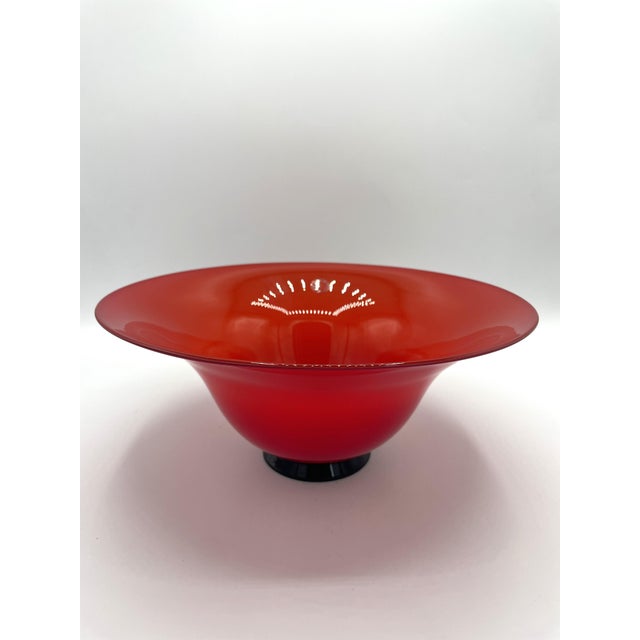 1980s Bowl by Paolo Venini for Venini, 1989 For Sale - Image 5 of 5