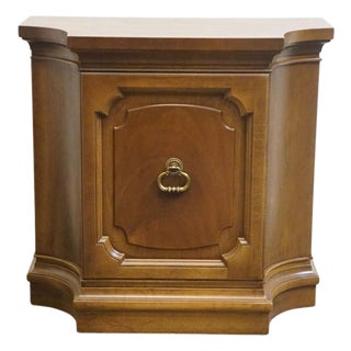 Drexel Furniture Davani Collection Italian Neoclassical Tuscan Style 27" Cabinet Nightstand For Sale