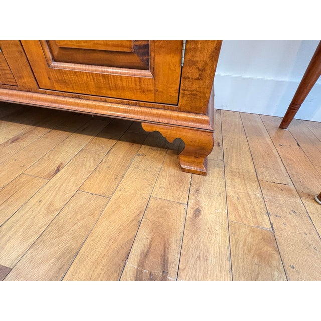 2000 - 2009 Estate Dr Dimes Custom Tiger Maple Sideboard For Sale - Image 5 of 12