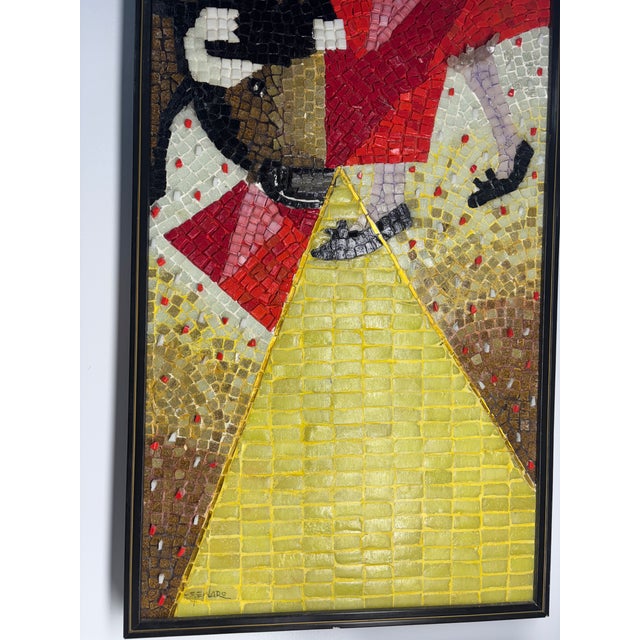 Circa 1950. Stunning wall mosaic art designed by Mexican artists Genaro Alvarez