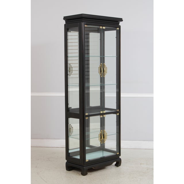 Age: Approx: 40 Years Old Details: Dark Mahogany Quality Construction Frosted Glass In Base w. Light Modern Asian Design...