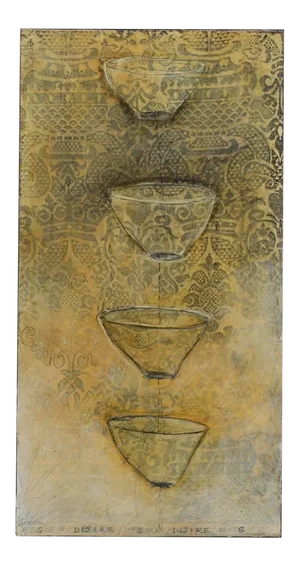 Melanie Millar "Desire/Desire" Contemporary Abstract 1994